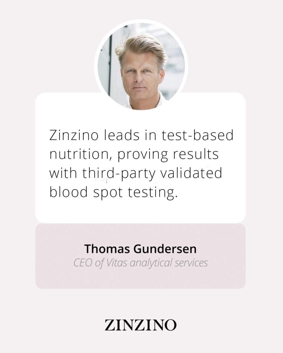 Thomas Gundersen on test-based Zinzino nutrition