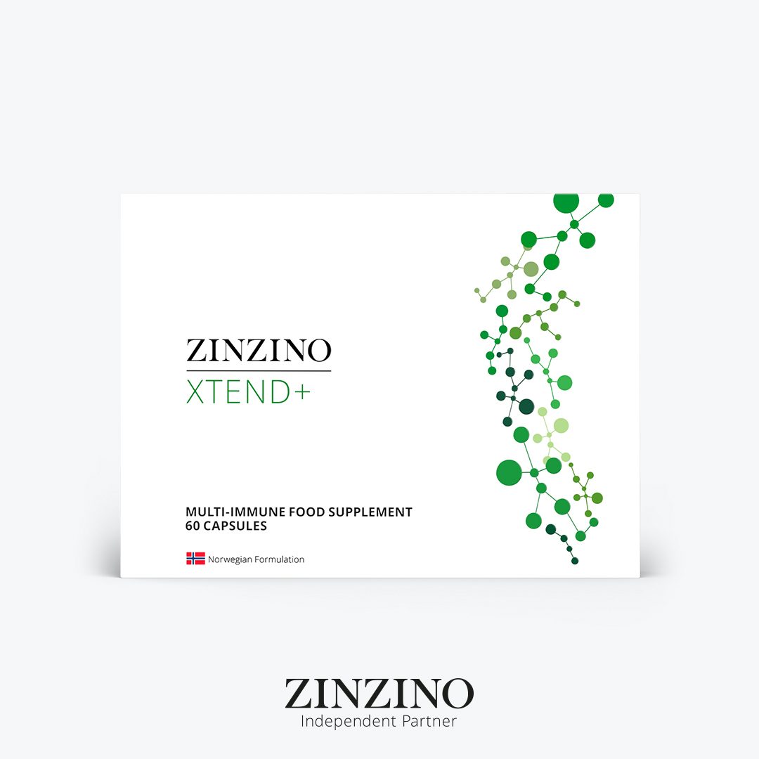 Zinzino Xtend+ multi-immune food supplement, 60 capsules